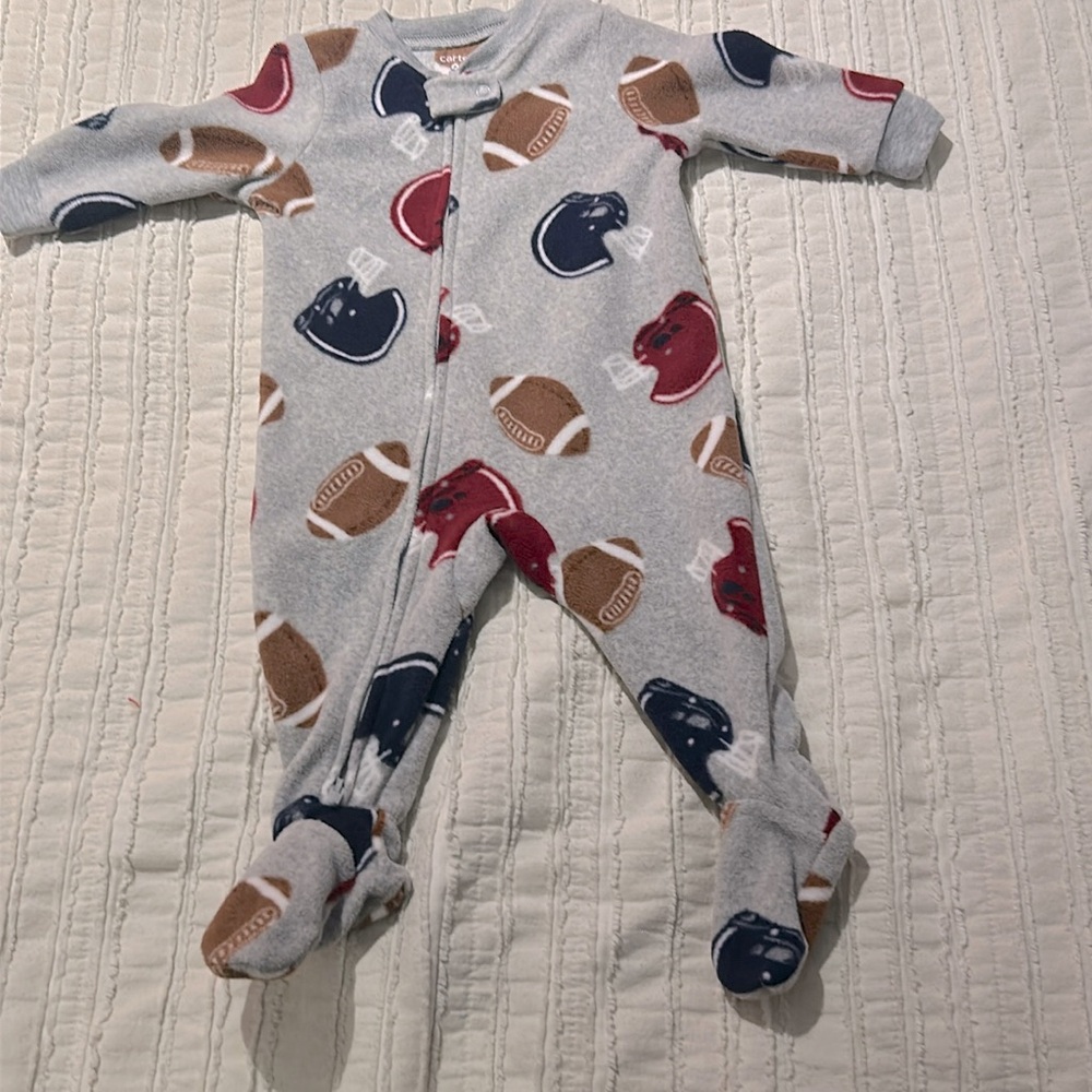 Carter’s football onesie
